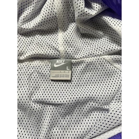 2007 Nike Air Purple Zip Up Satin Jacket Men’s L Rare Vintage - Picture 11 of 13